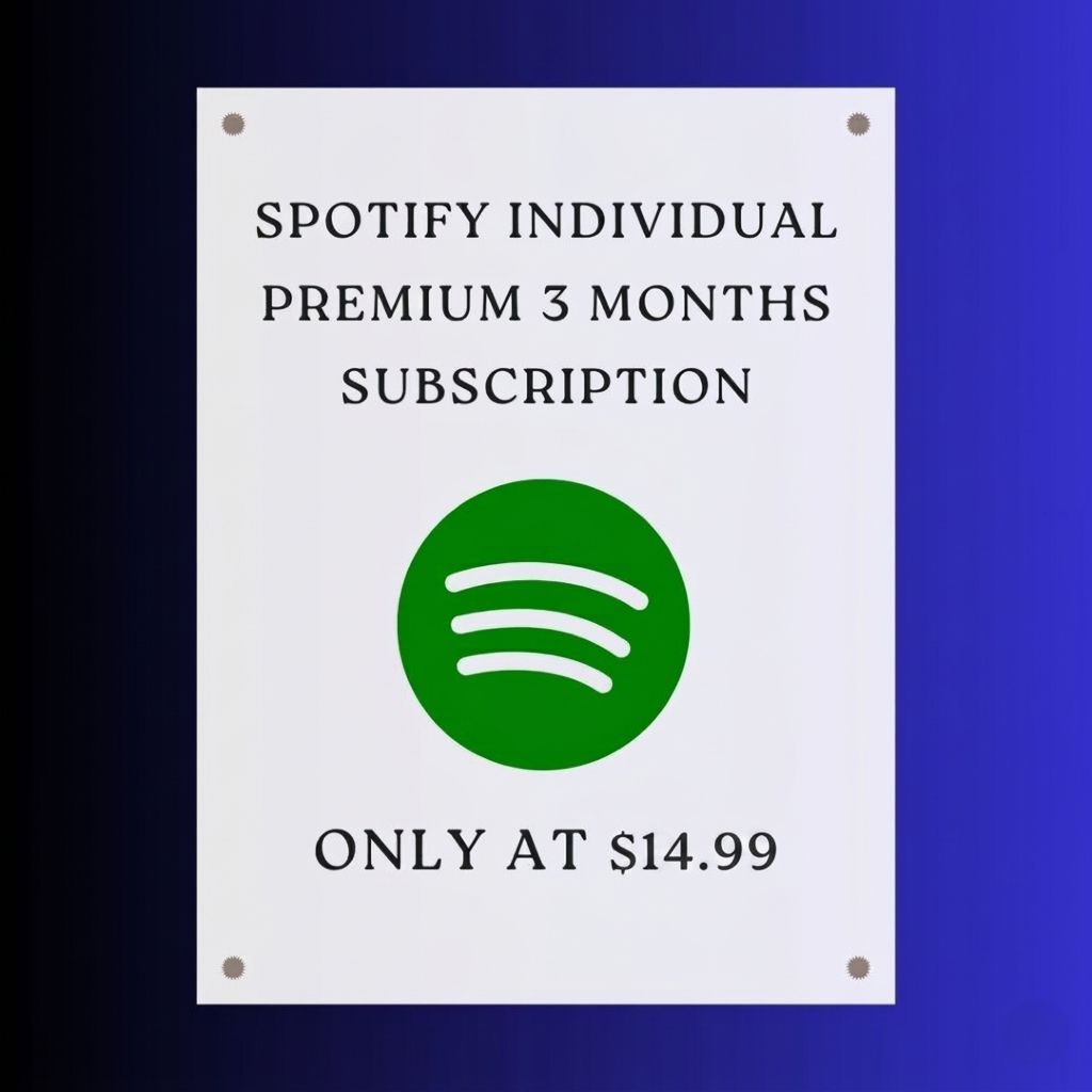 Spotify Individual Premium 3 Months Subscription